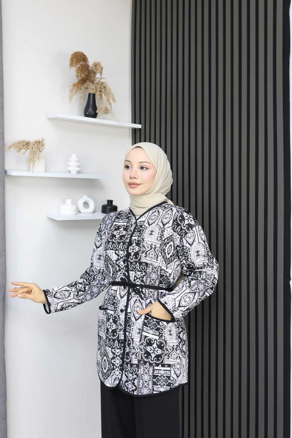 Double Kumaş Şık Takım (Pantolonlu)