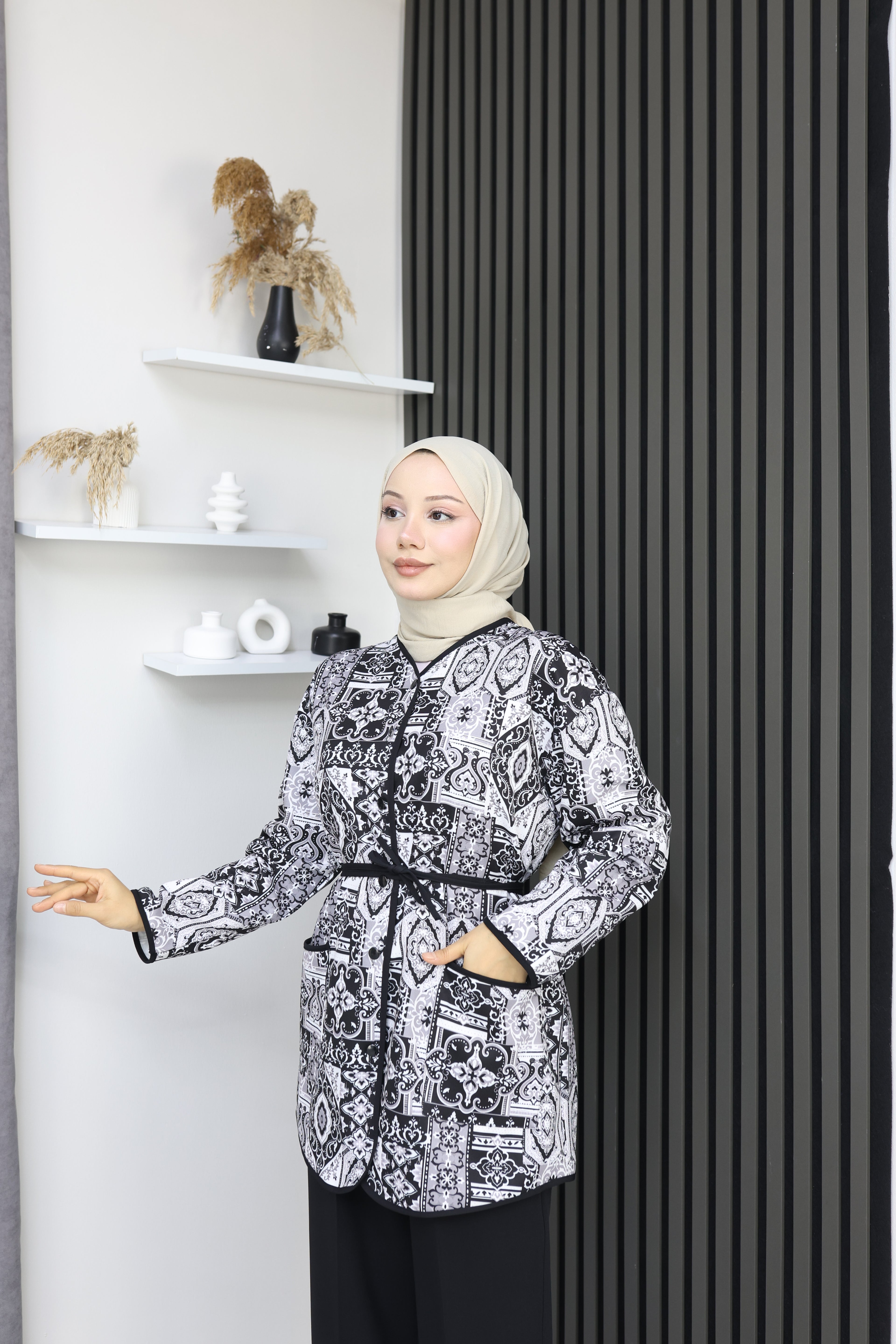 Double Kumaş Şık Takım (Pantolonlu)