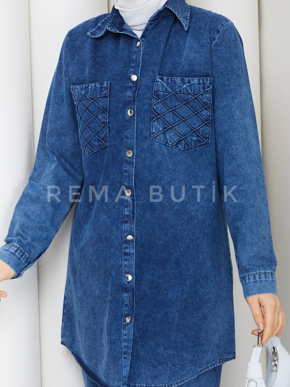 NORA PANTOLONLU DENIM TAKIM