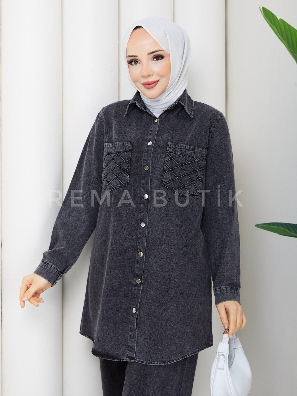 NORA PANTOLONLU DENIM TAKIM
