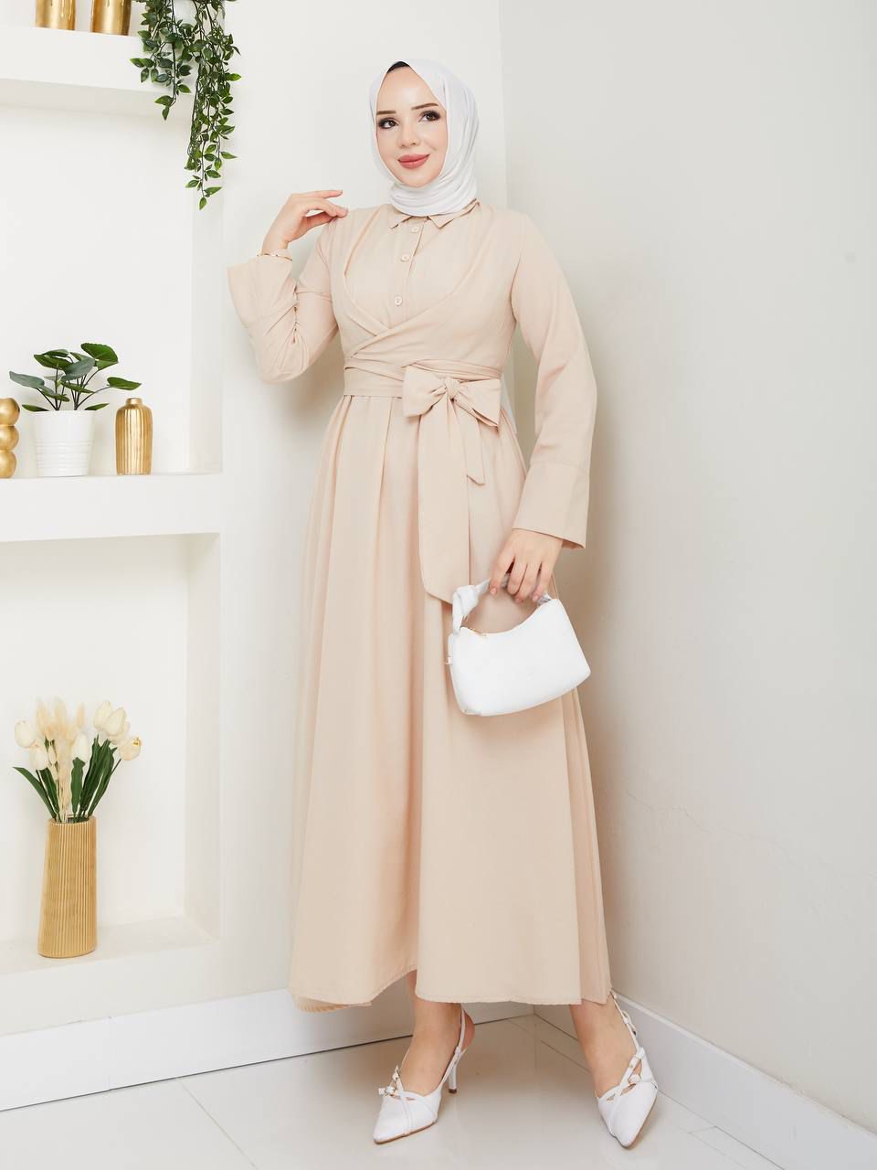 Çilek Elbise Terikoton Kumaş / REMA Butik