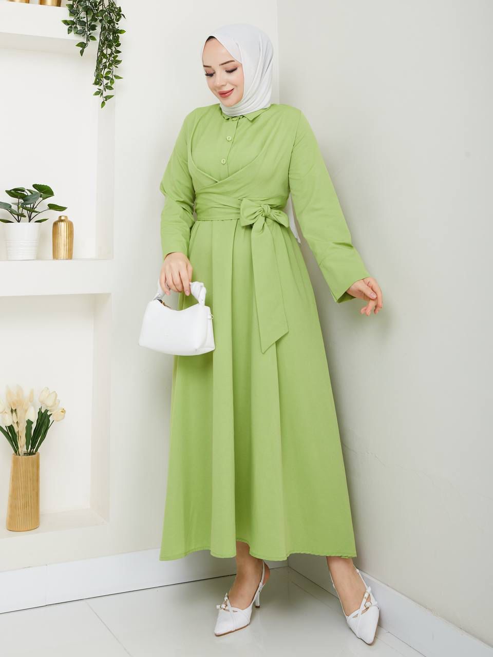 Çilek Elbise Terikoton Kumaş / REMA Butik