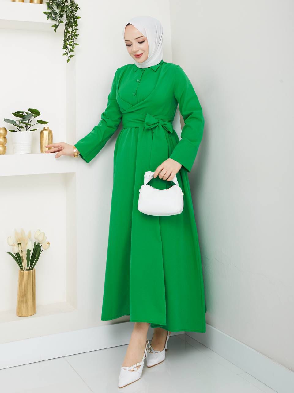 Çilek Elbise Terikoton Kumaş / REMA Butik
