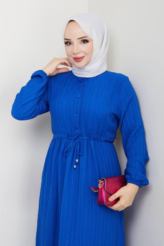 Bürümcük Tünelli Elbise - Rema Butik