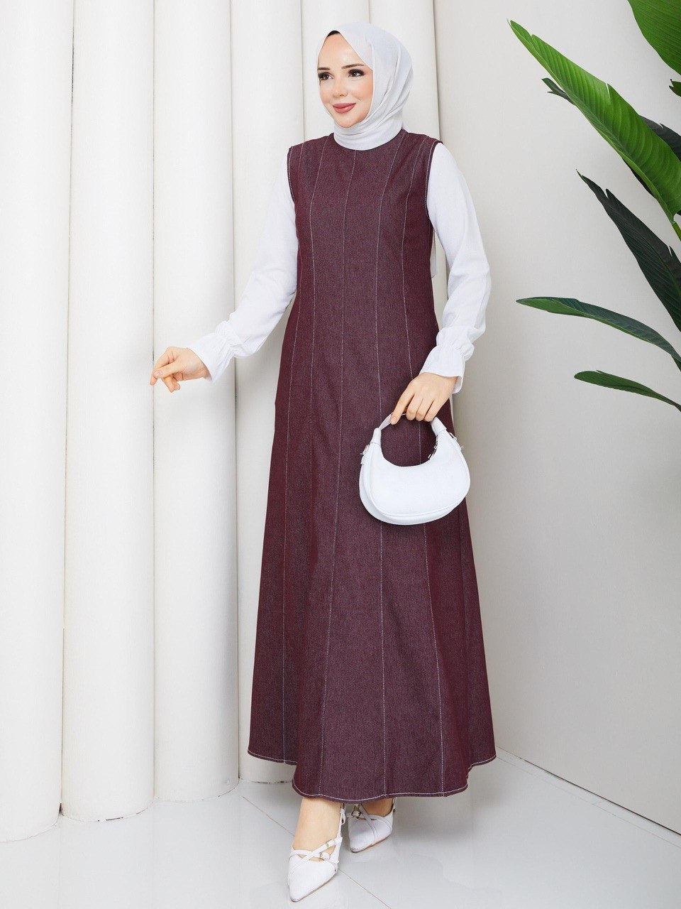 MODERN KESİM CEKETLİ TESETTÜR ELBİSE