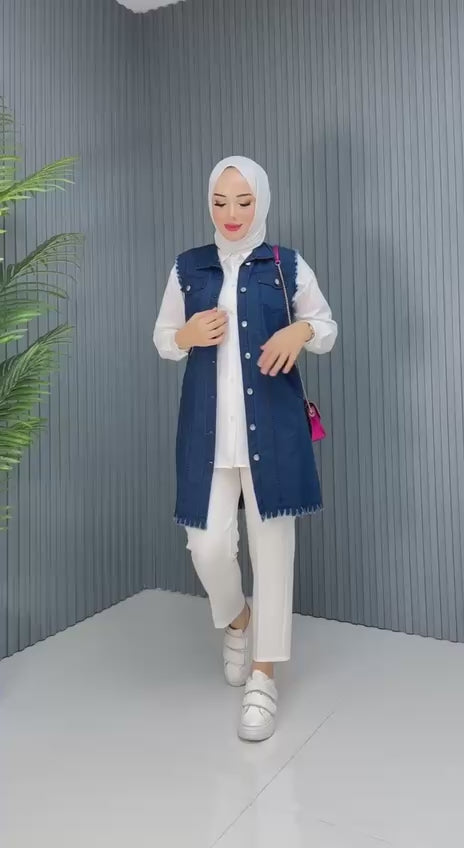 LİKRALI YUMUŞAK KOT YELEK