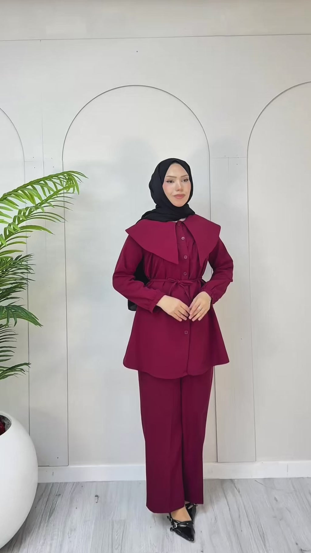 Retro Yaka Modern Takım