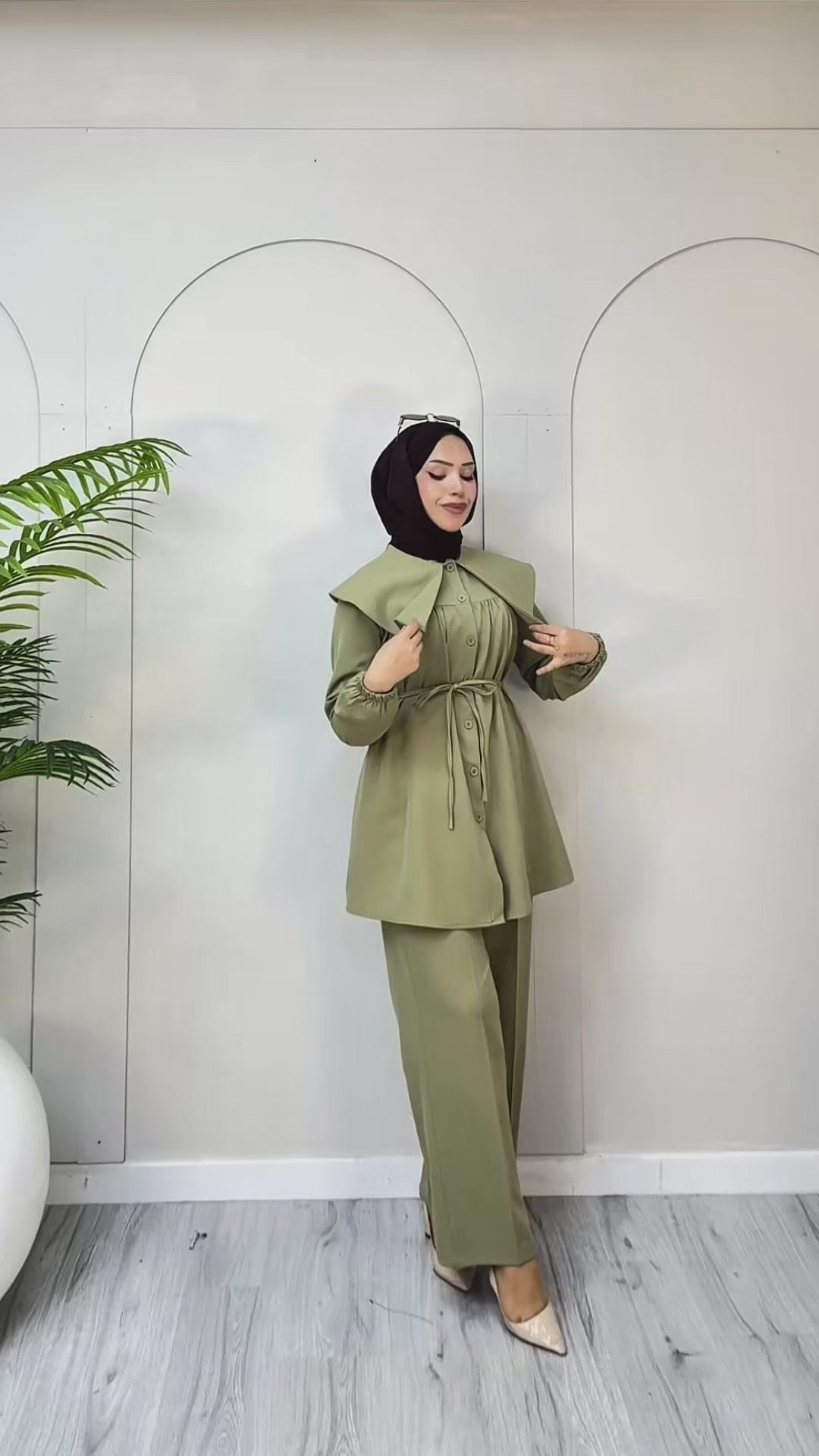 Retro Yaka Modern Takım