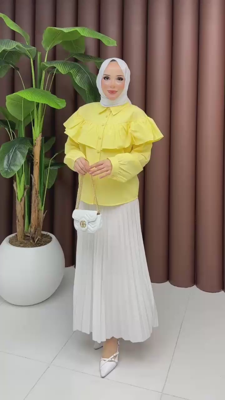 Mia Volan Detaylı Gömlek