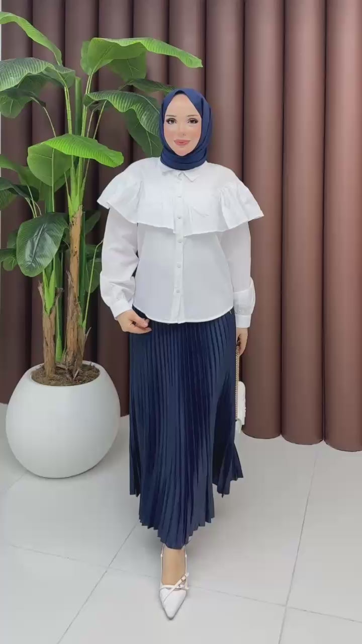 Mia Volan Detaylı Gömlek
