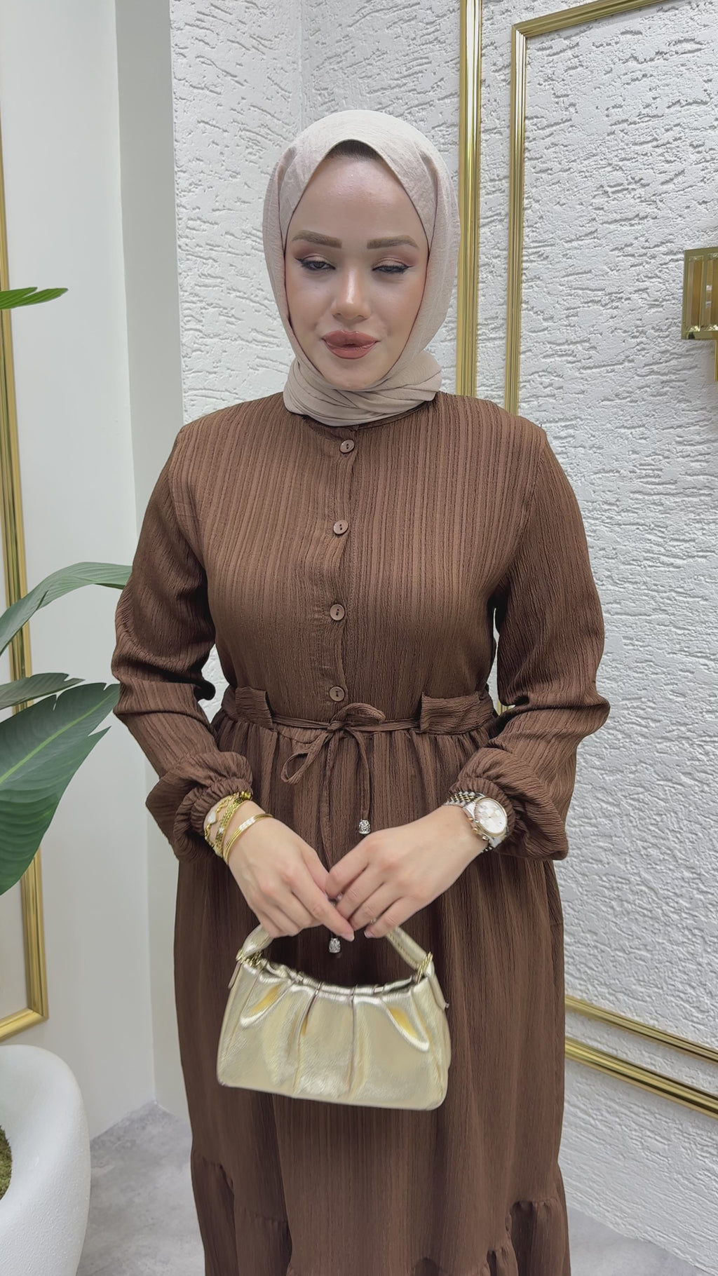 Tünelli Bürümcük Elbise