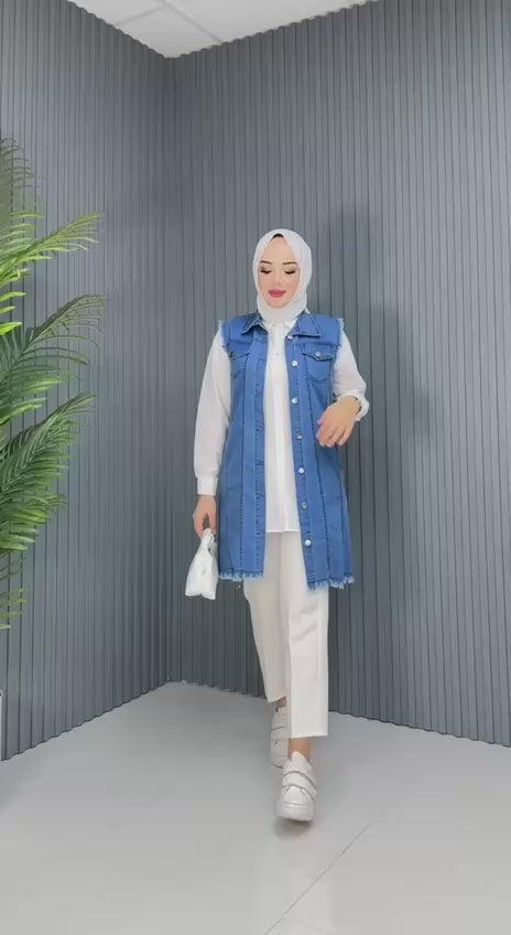 LİKRALI YUMUŞAK KOT YELEK
