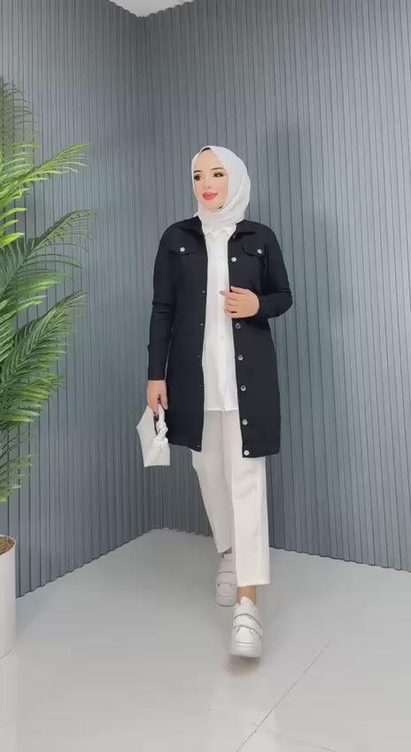 LİKRALI YUMUŞAK KOT CEKET